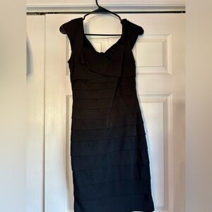Elegant Black Sleeveless Dress